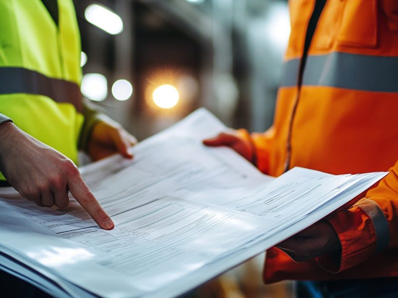 um-close-up-de-um-manual-de-seguranca-ou-de-diretrizes-serem-revistos-pelos-empregados